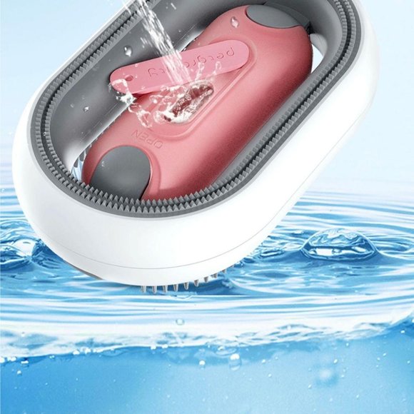 Two In one Hair Removal Cleaning Double Side Bath Rake Comb Pet Dog Cat Shedding - Picture 3 of 10